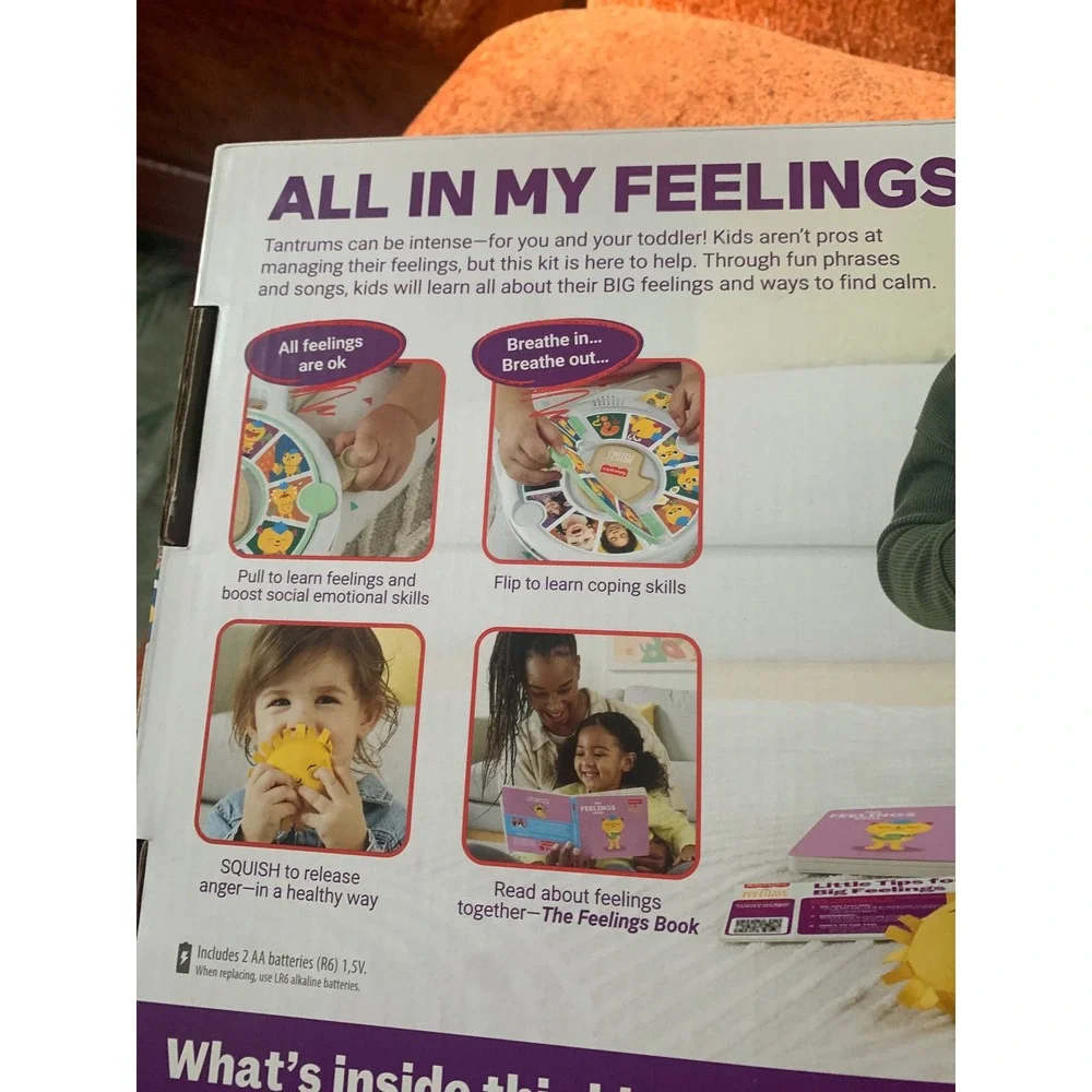 Fisher-Price Big Little Feelings The Calm Down Kit Toddler Emotional Learning
